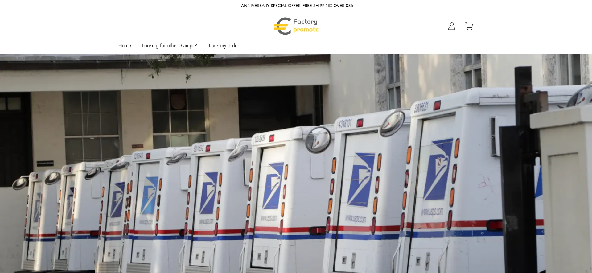 Website screenshot of Factorybigsale.com