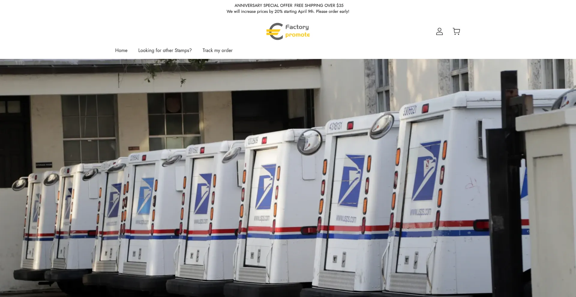Website screenshot of Factorystm.com