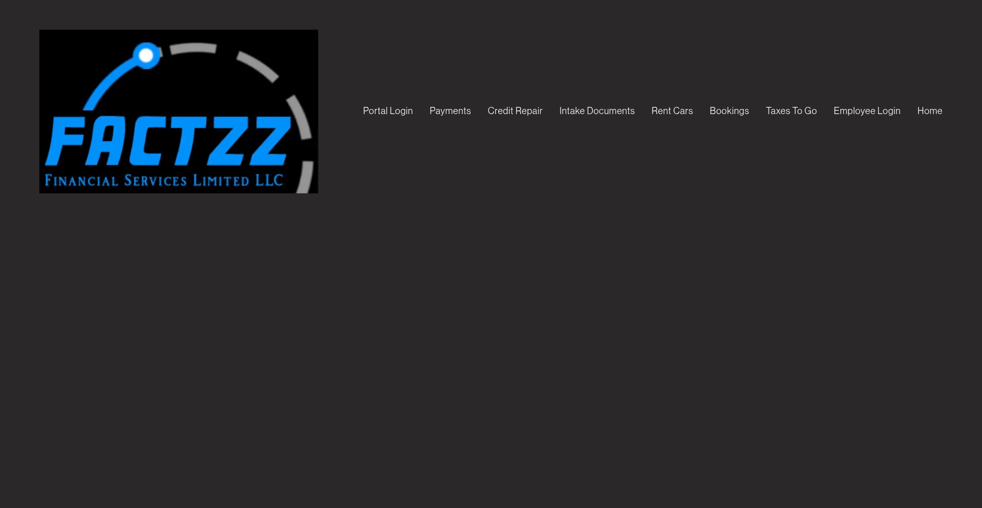 Website screenshot of Factzzfs.com
