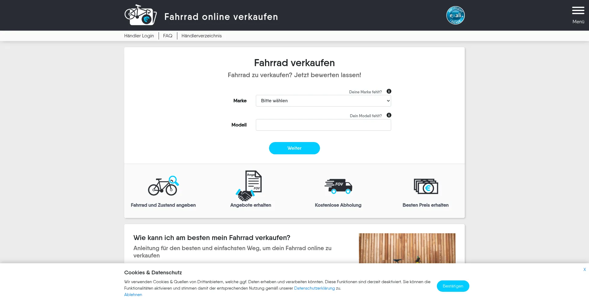Is Fahrrad-online-verkaufen.de Safe?