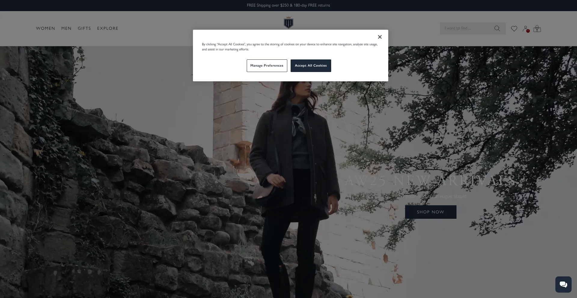 Fairfaxandfavor.com Screenshot