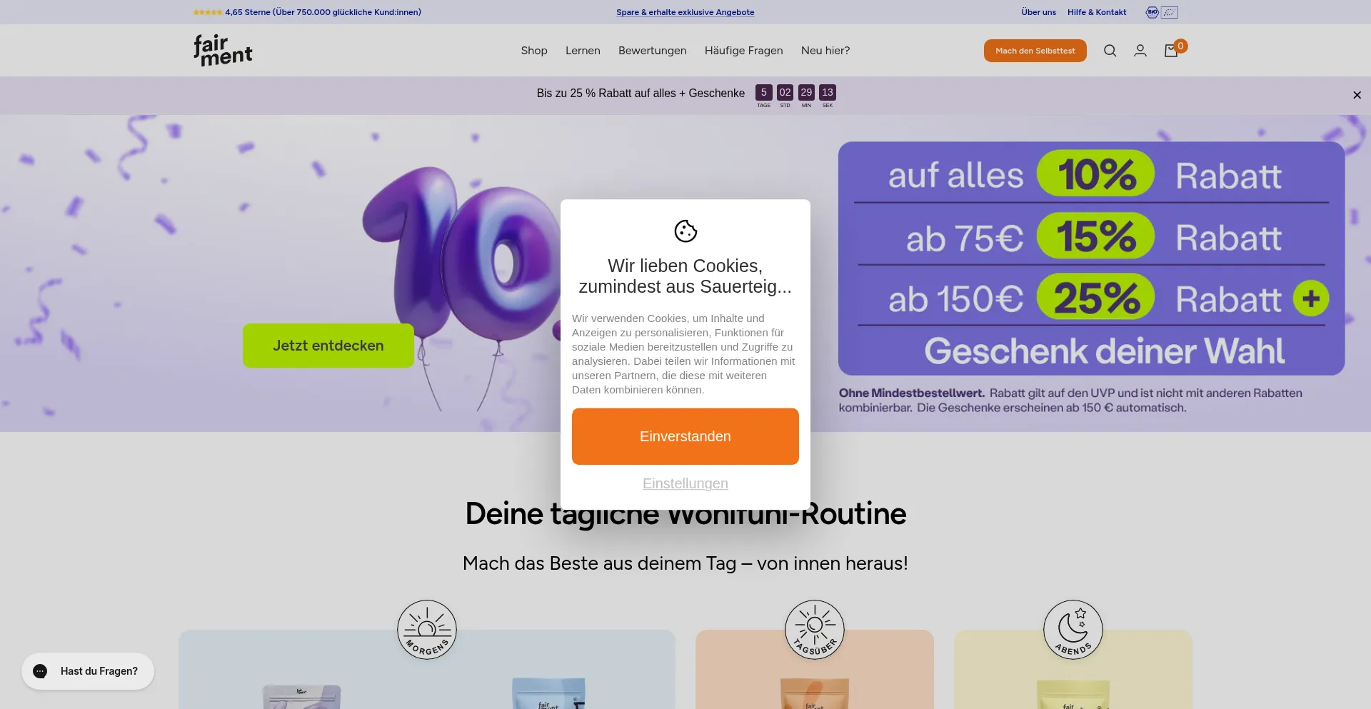 Fairment.de Screenshot