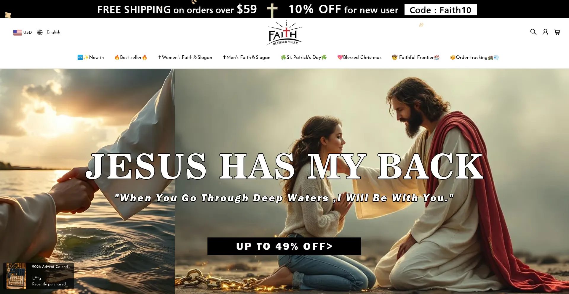 Faithblessedwear.com