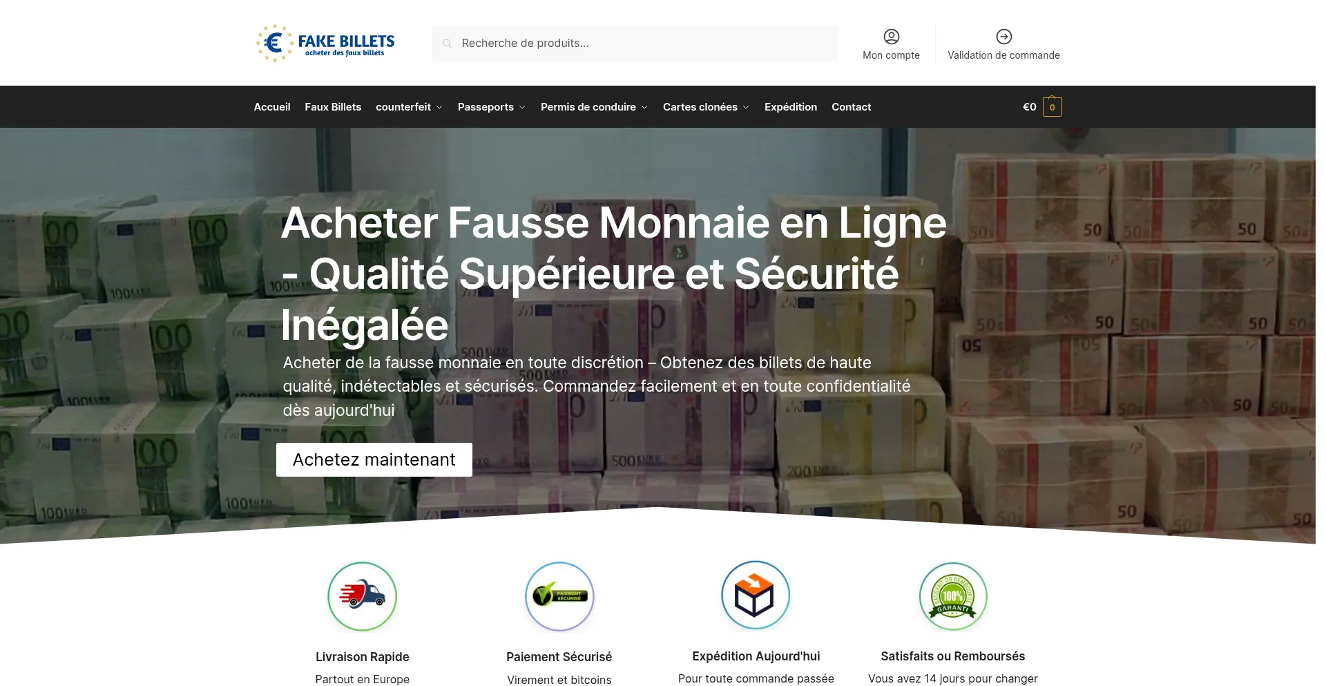 Fakebillet.fr Screenshot