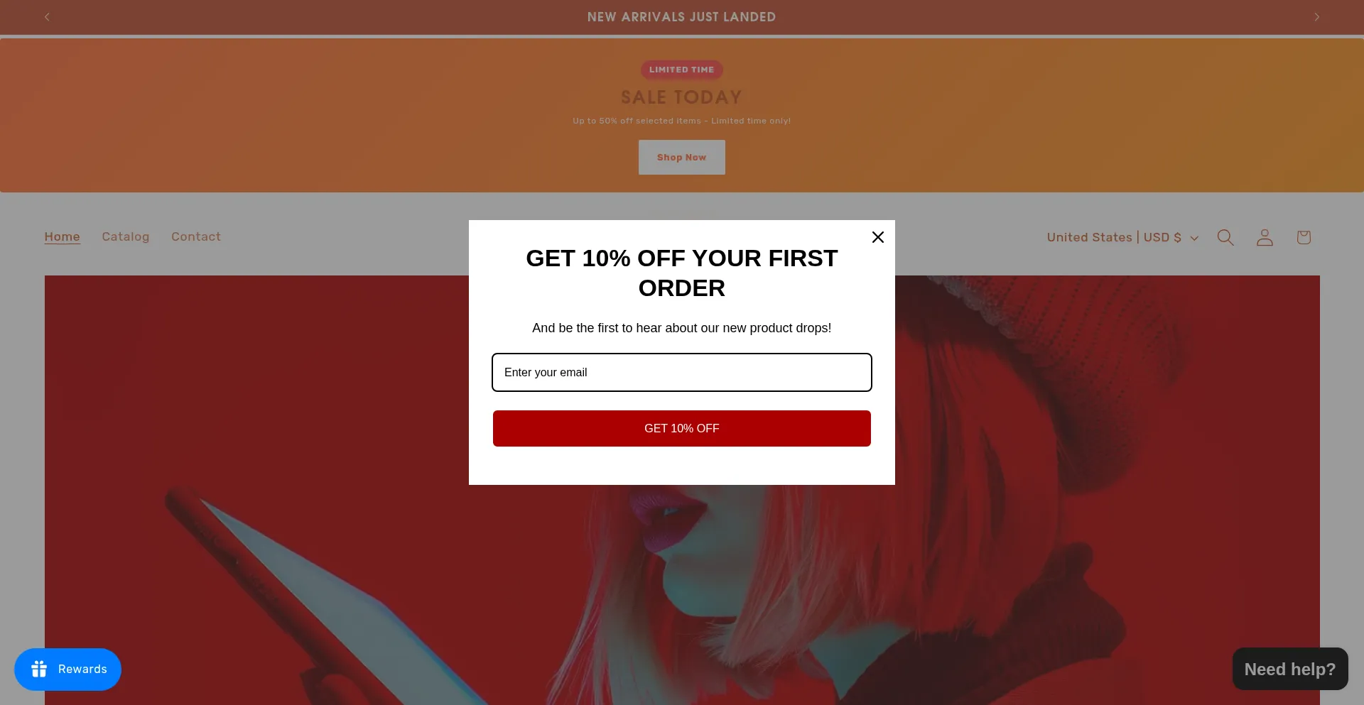 Website screenshot of Famstore.shop