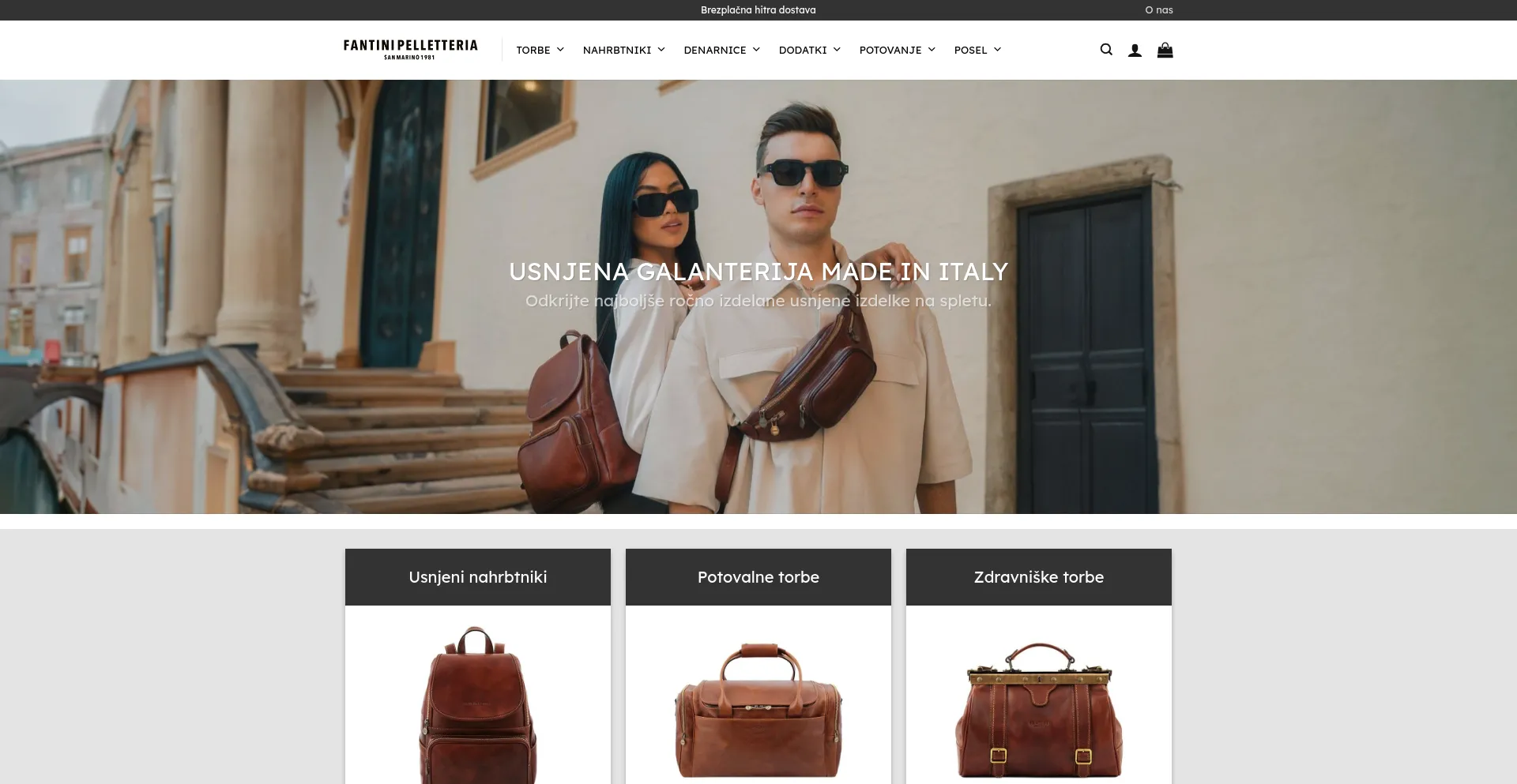 Fantinipelletteria.si Screenshot