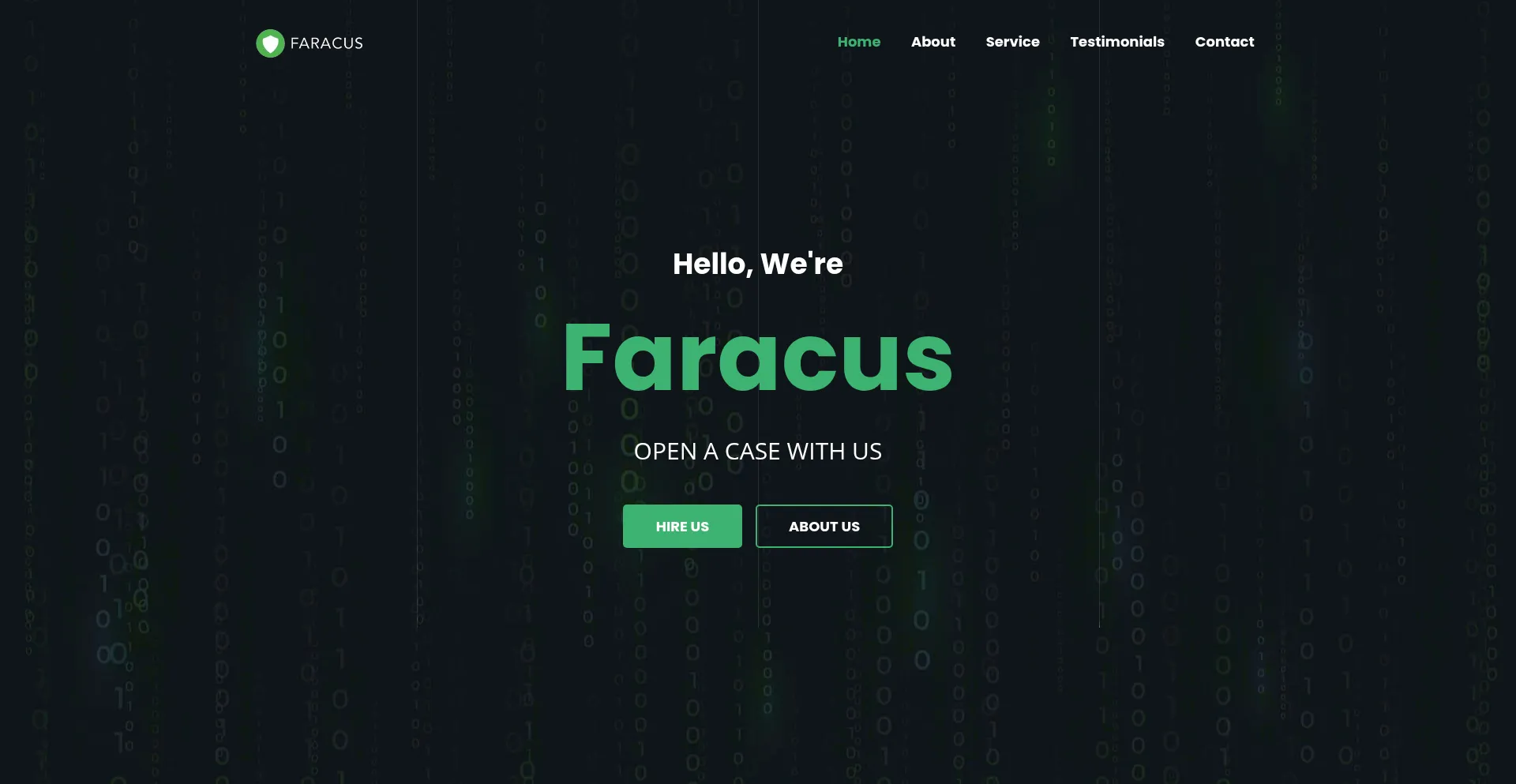 Faracus.com Screenshot