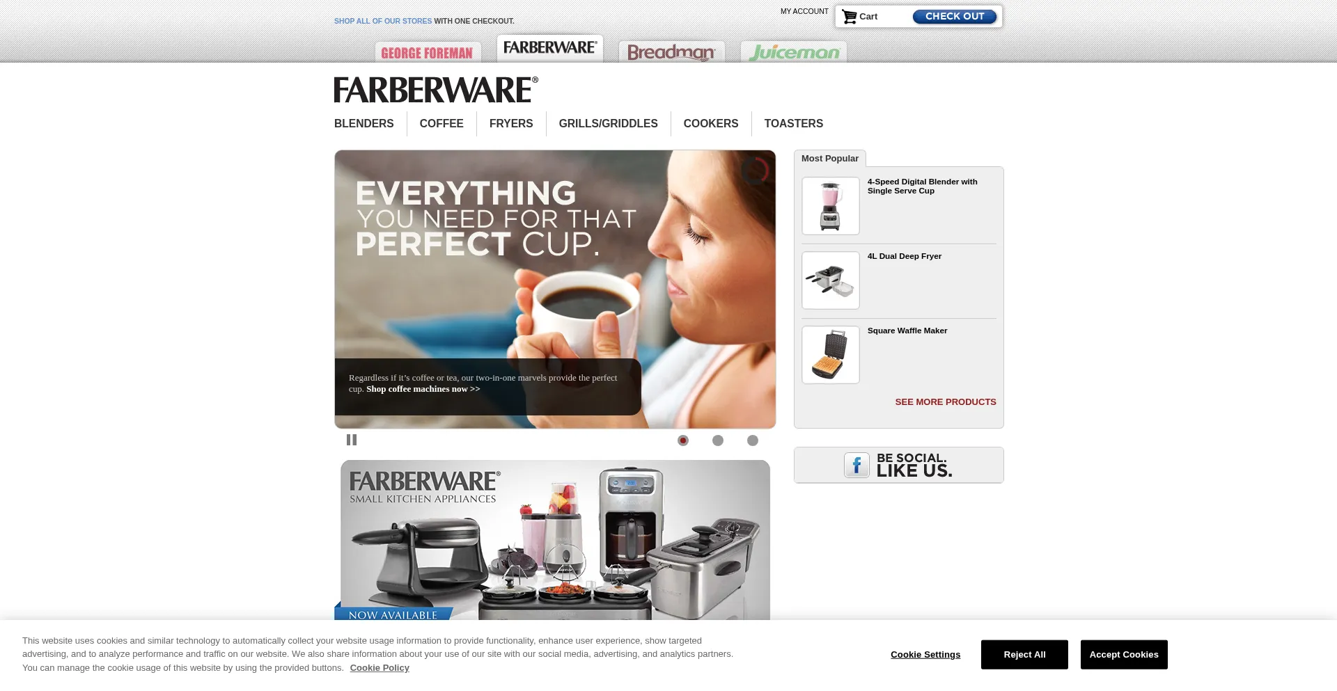 Farberwareproducts.com Screenshot