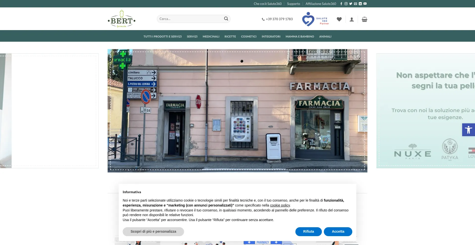 Farmaciabert.it Screenshot