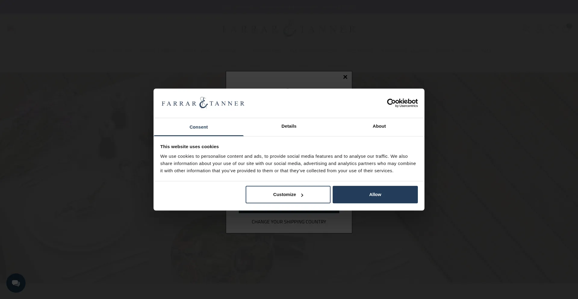 Website screenshot of Farrar-tanner.com