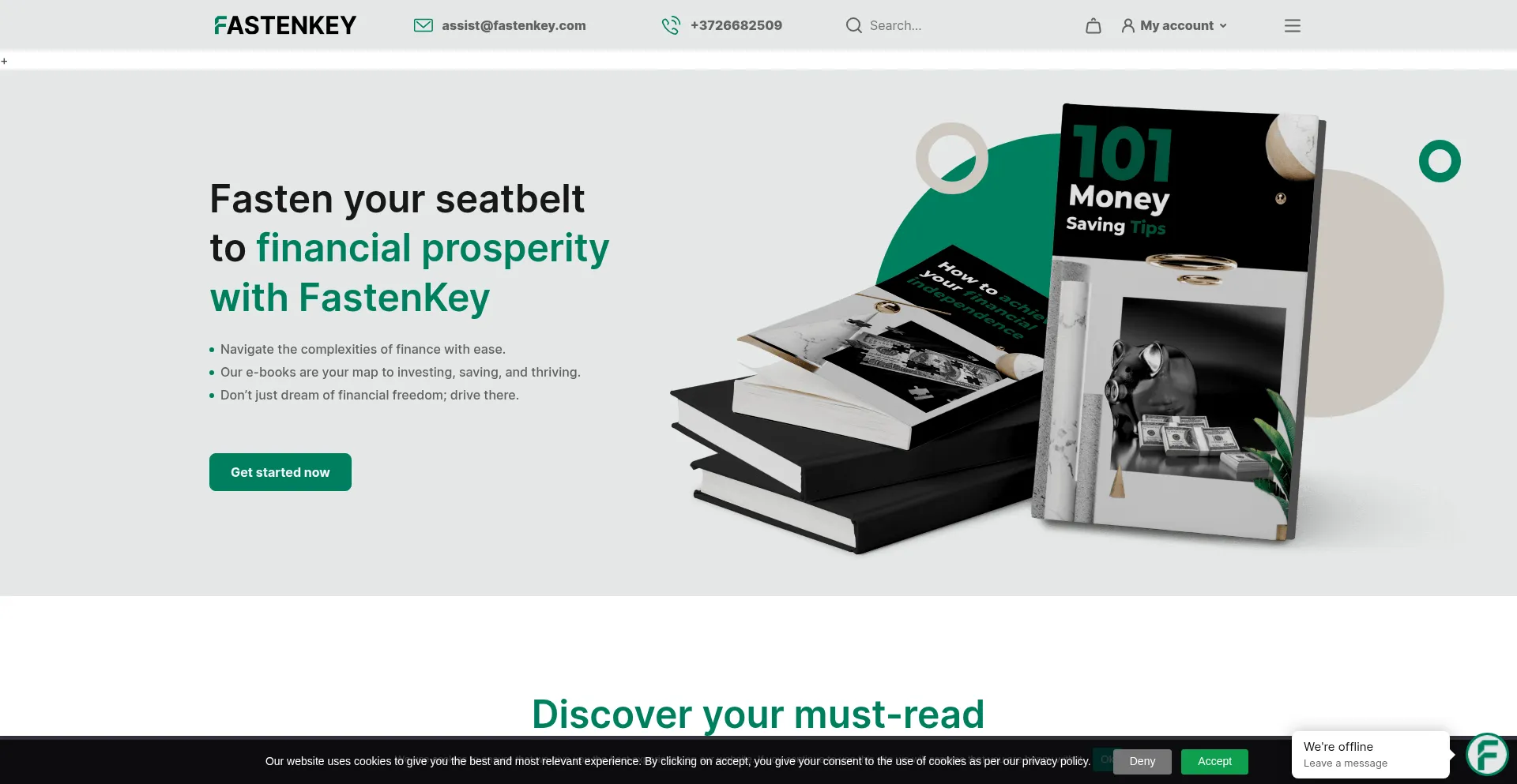 Website screenshot of Fastenkey.com