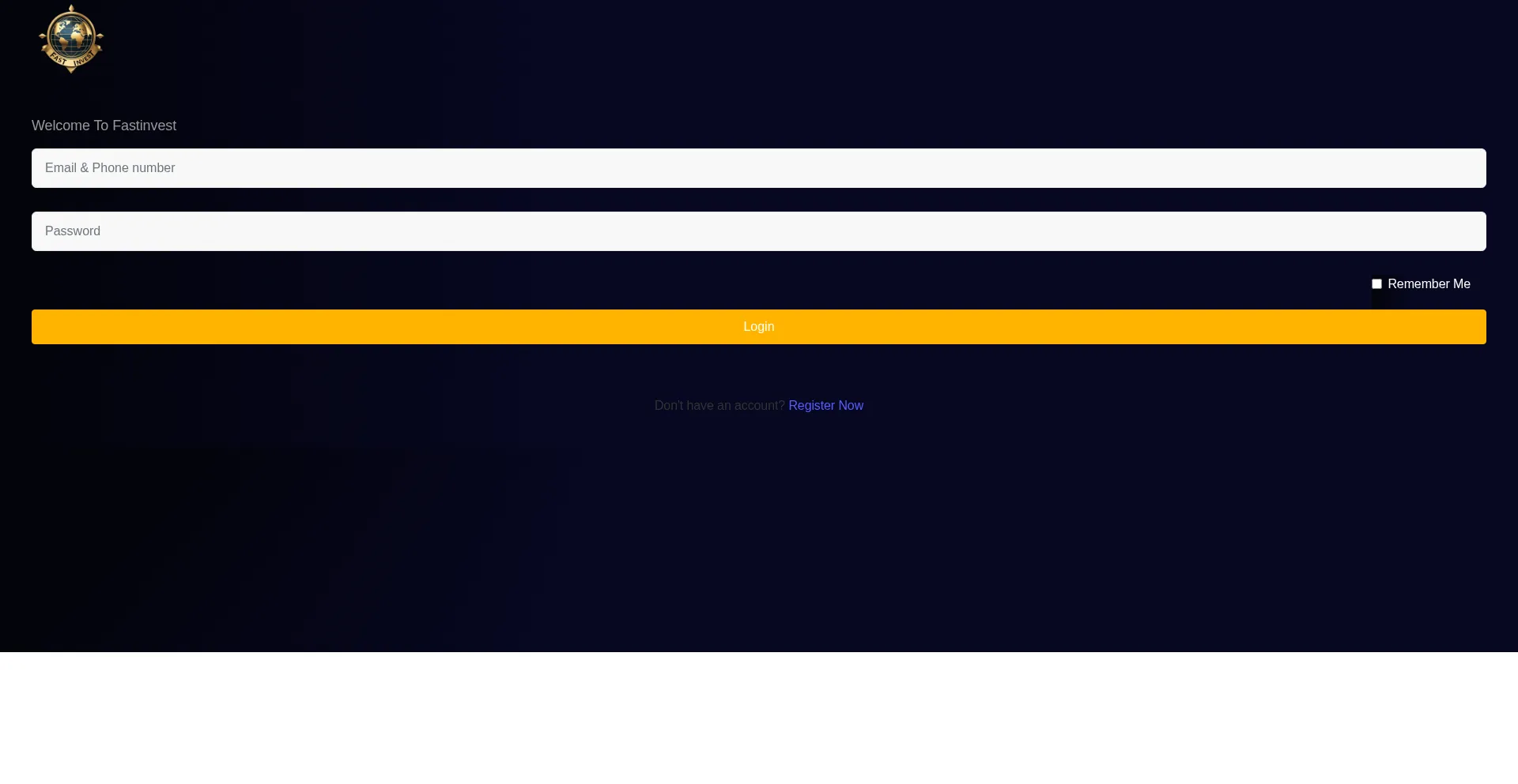 Website screenshot of Fastinvest.pro