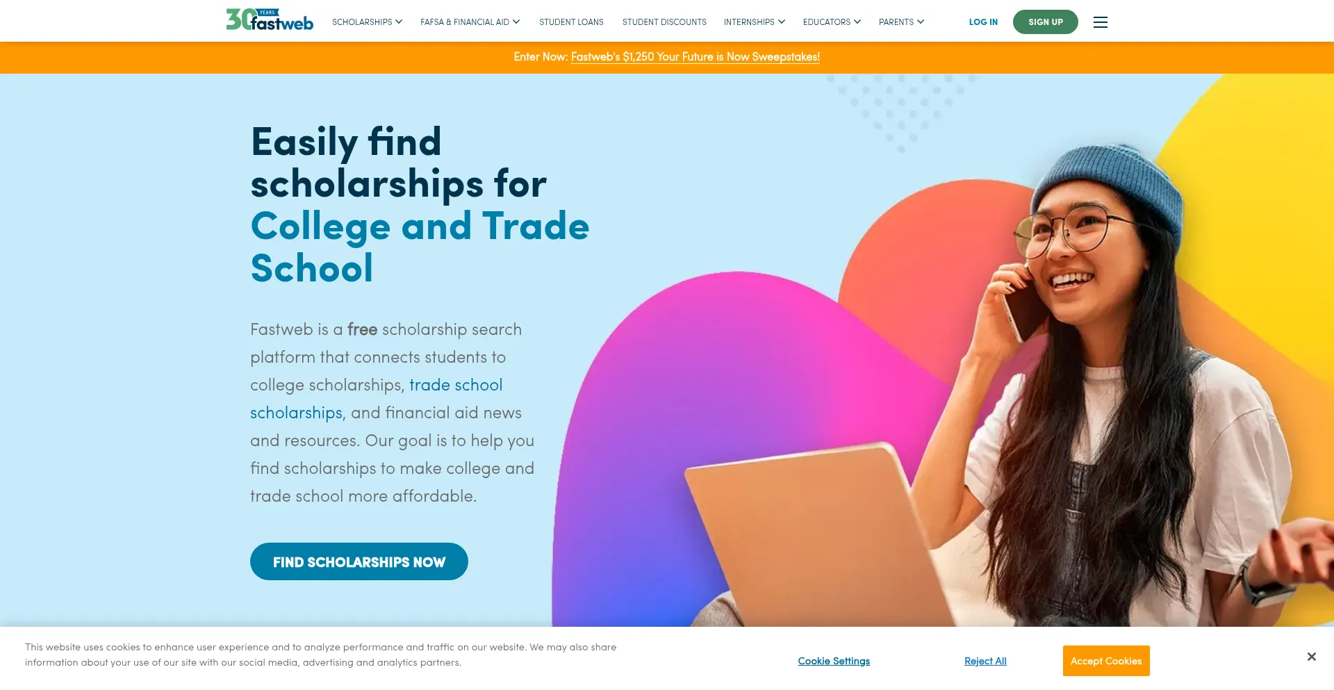 Fastweb.com Screenshot
