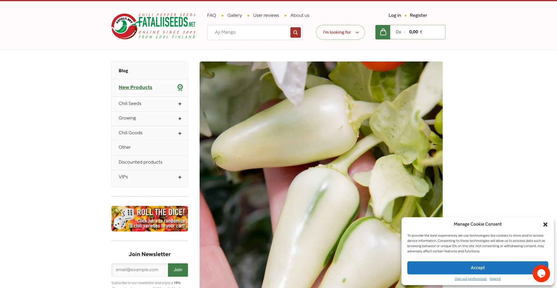Fataliiseeds.net Screenshot