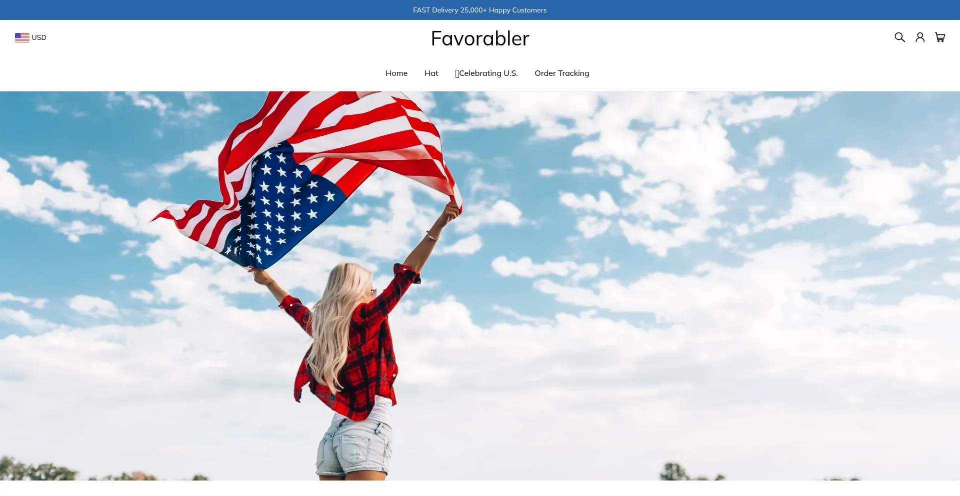 Website screenshot of Favorabler.com