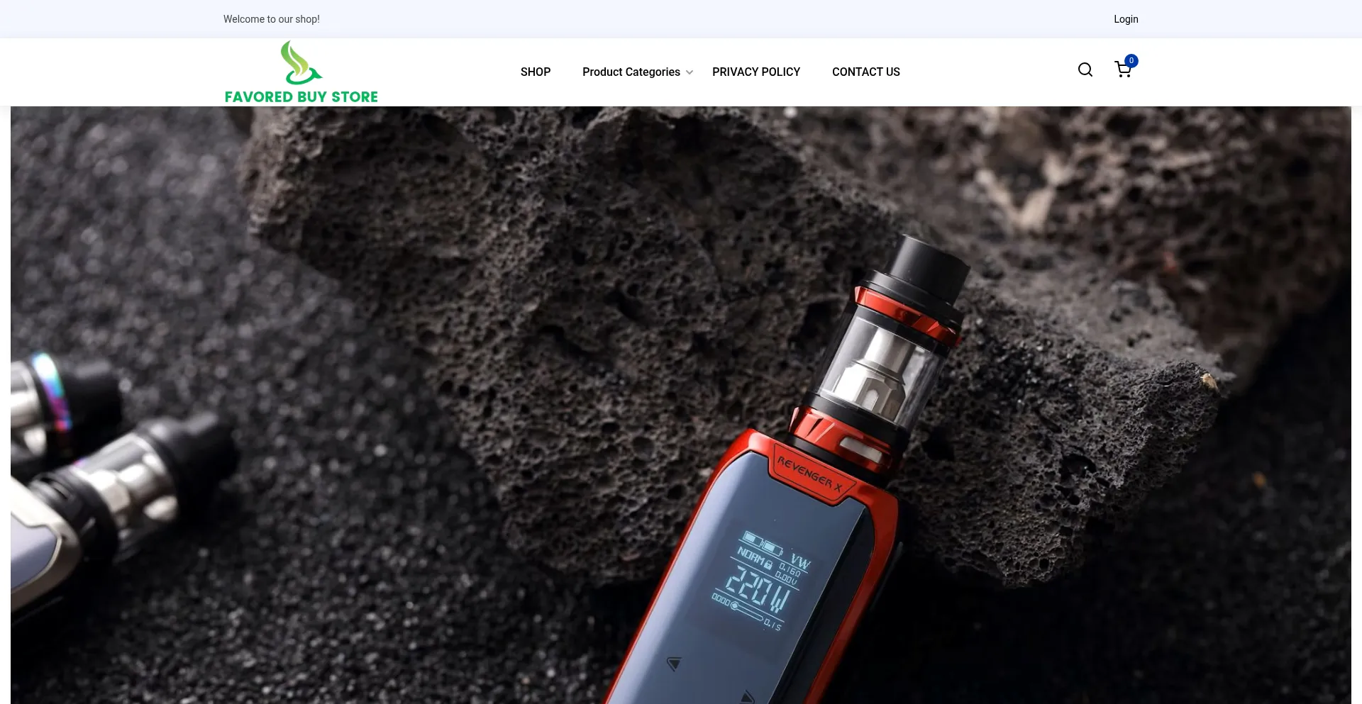 Website screenshot of Favoredbuystore.com