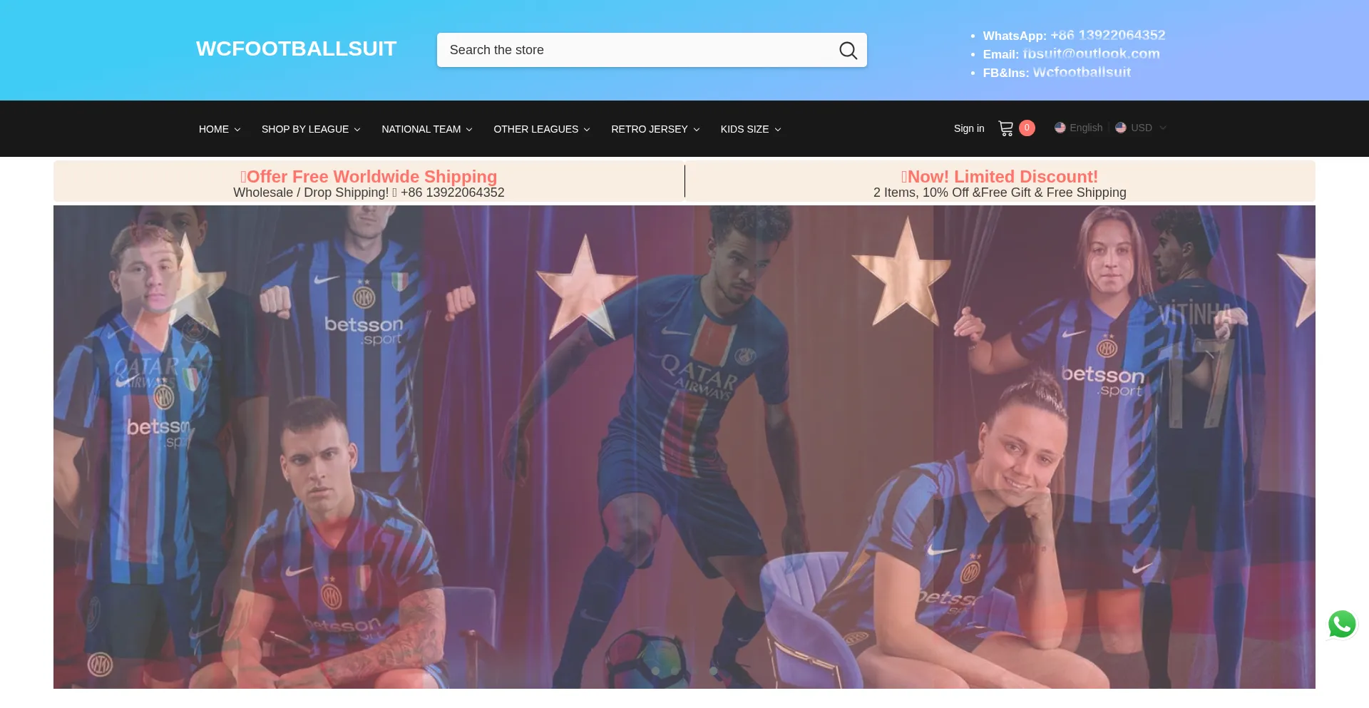 Website screenshot of Fbsuit.com