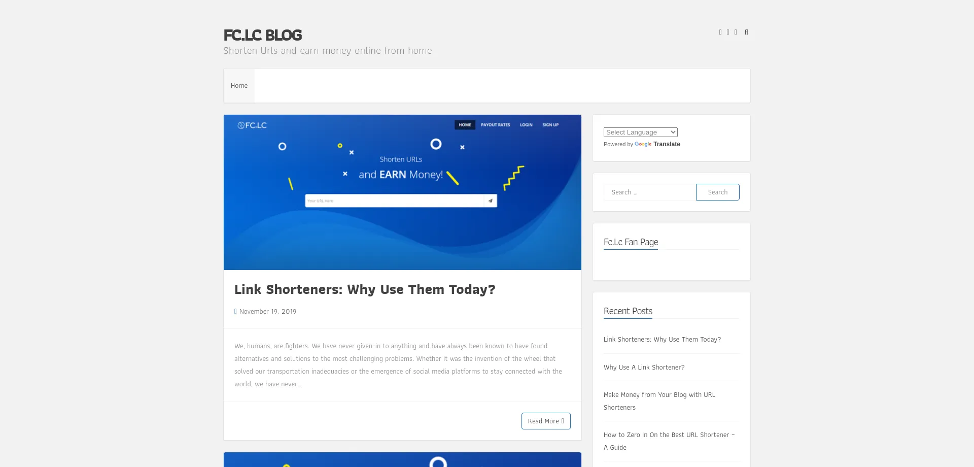 Website screenshot of Fc-lc.xyz