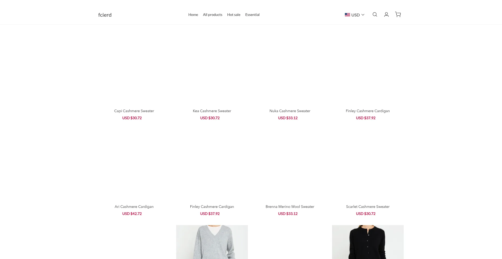 Website screenshot of Fcierd.com