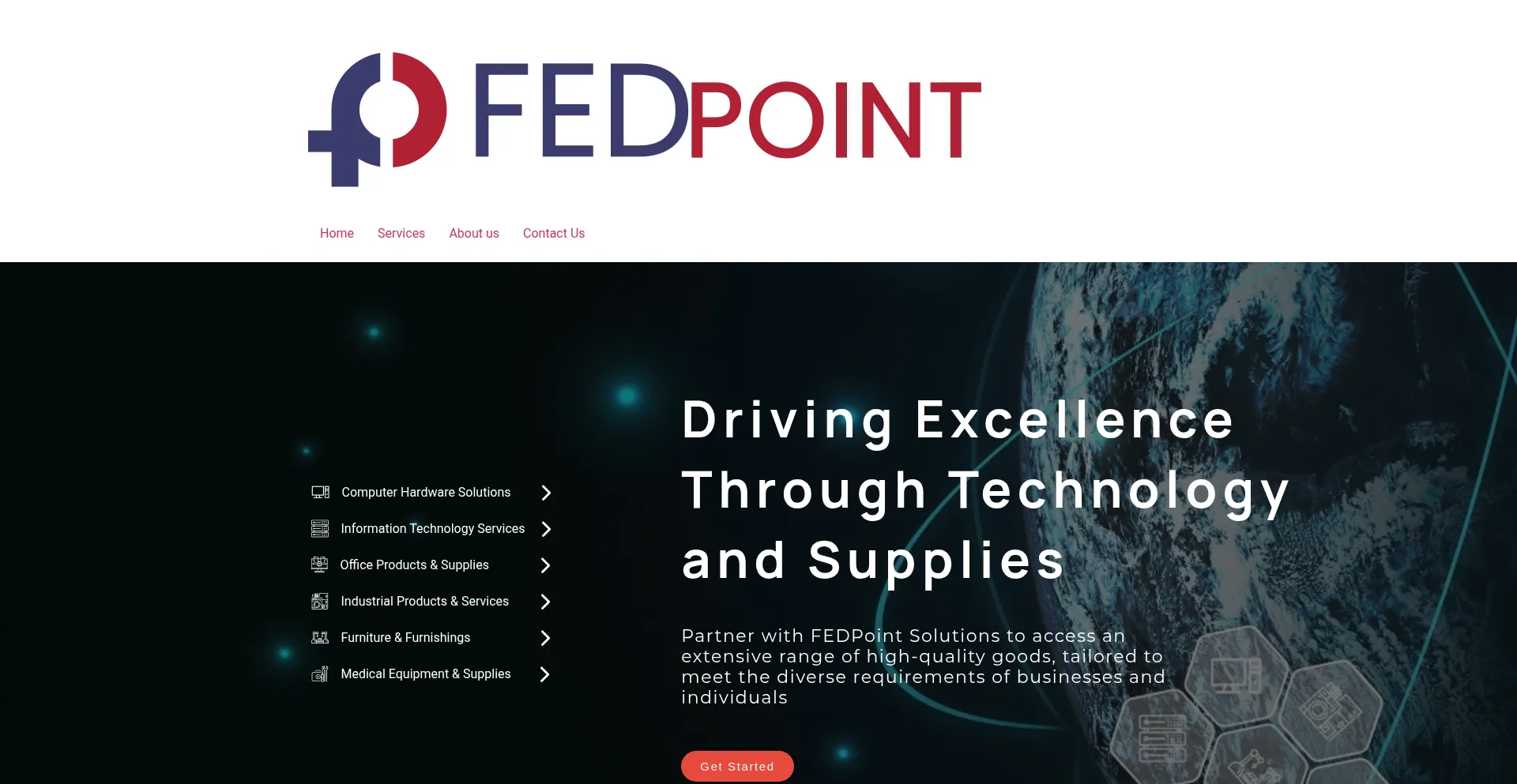 Website screenshot of Fedpoint.us