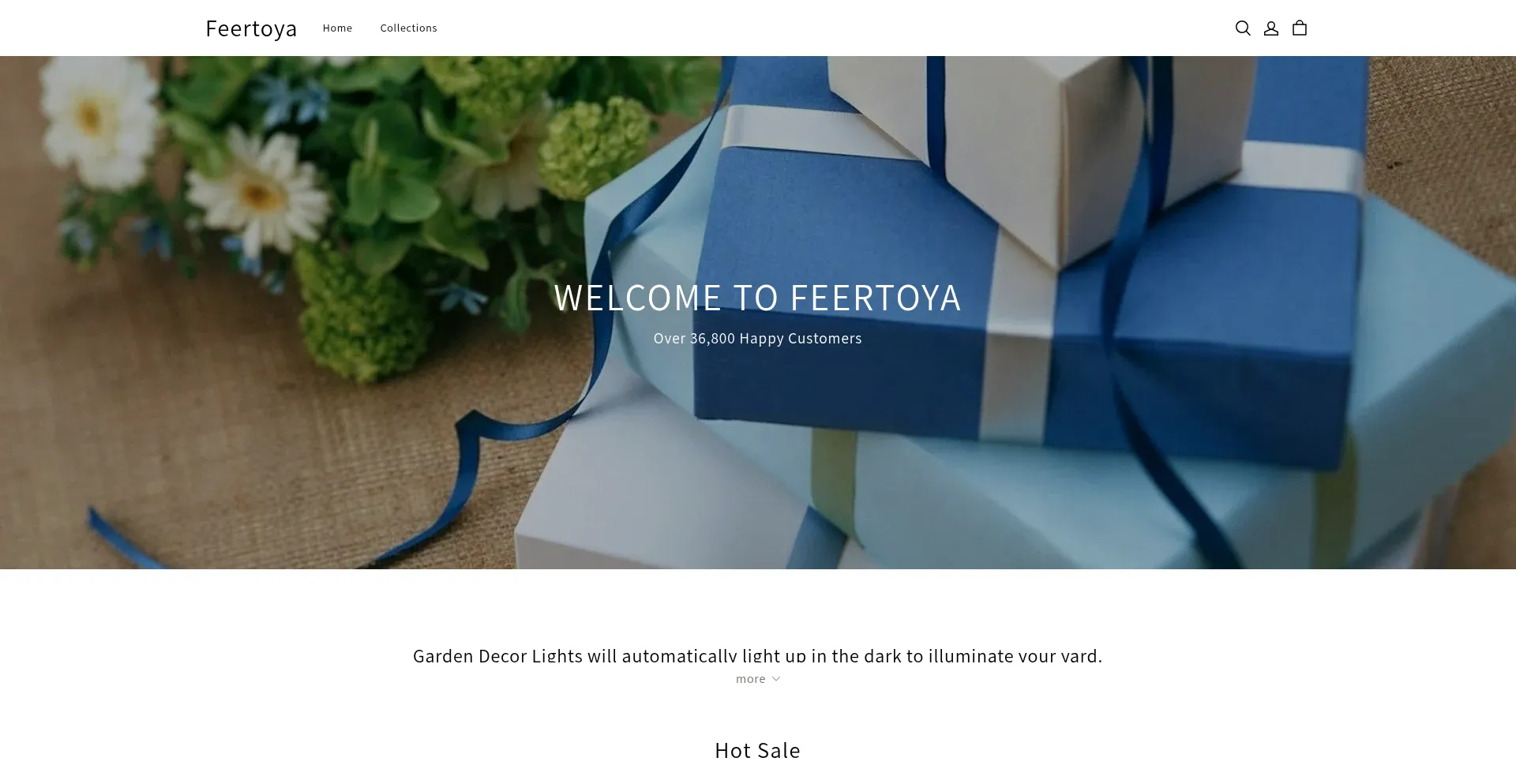 Website screenshot of Feertoya.com
