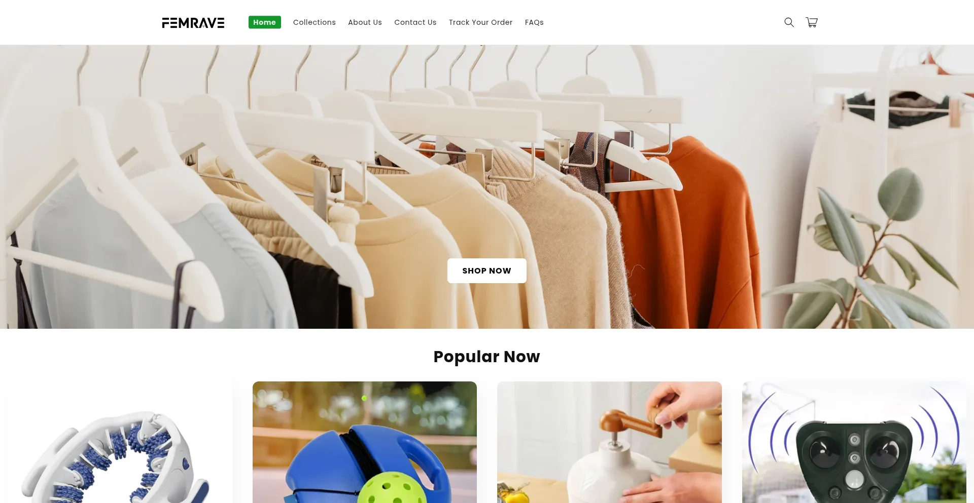 Femrave.shop Screenshot