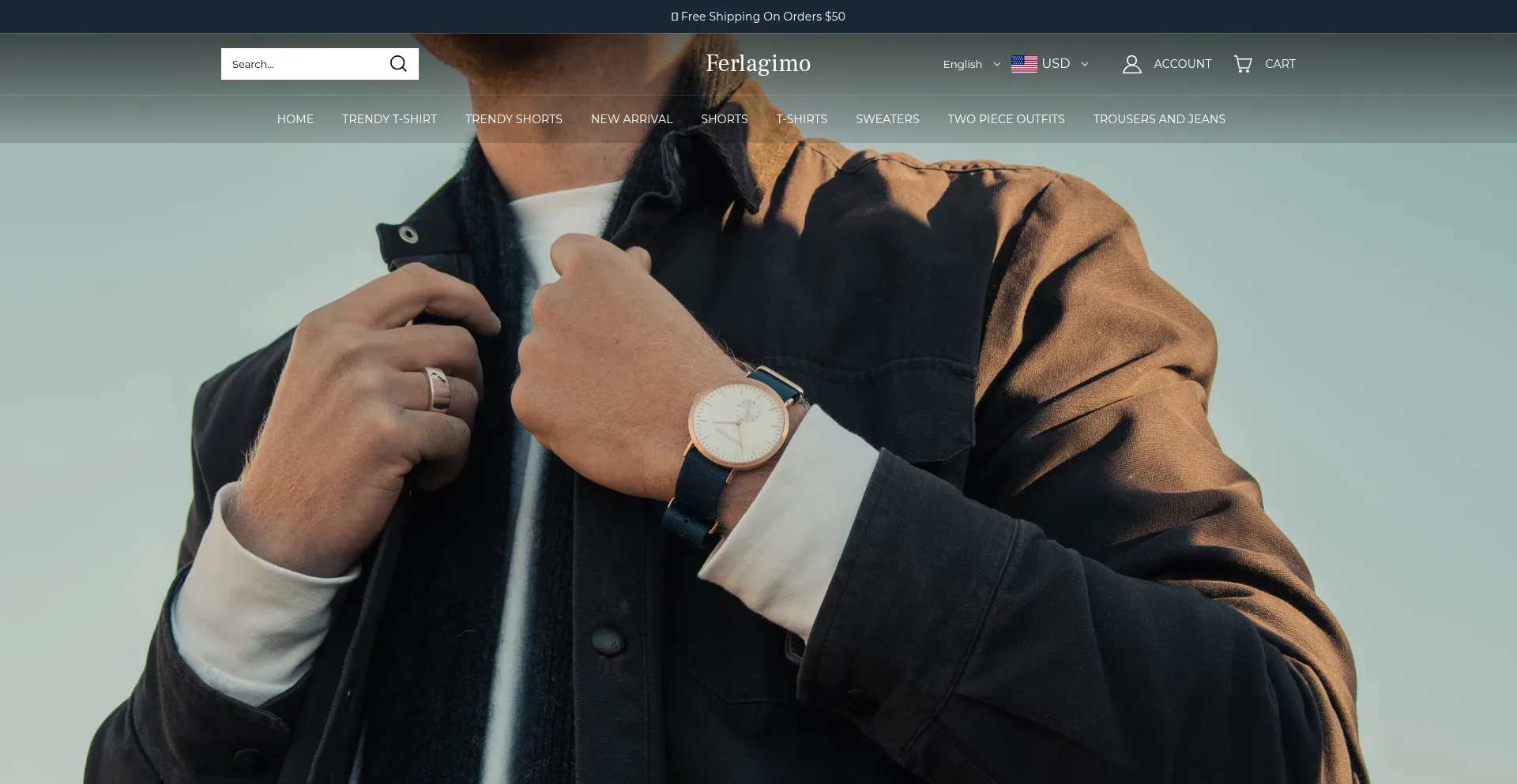 Website screenshot of Ferlagimo.com