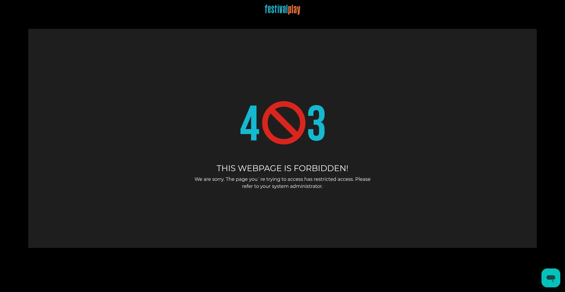 Festivalplay.com Screenshot