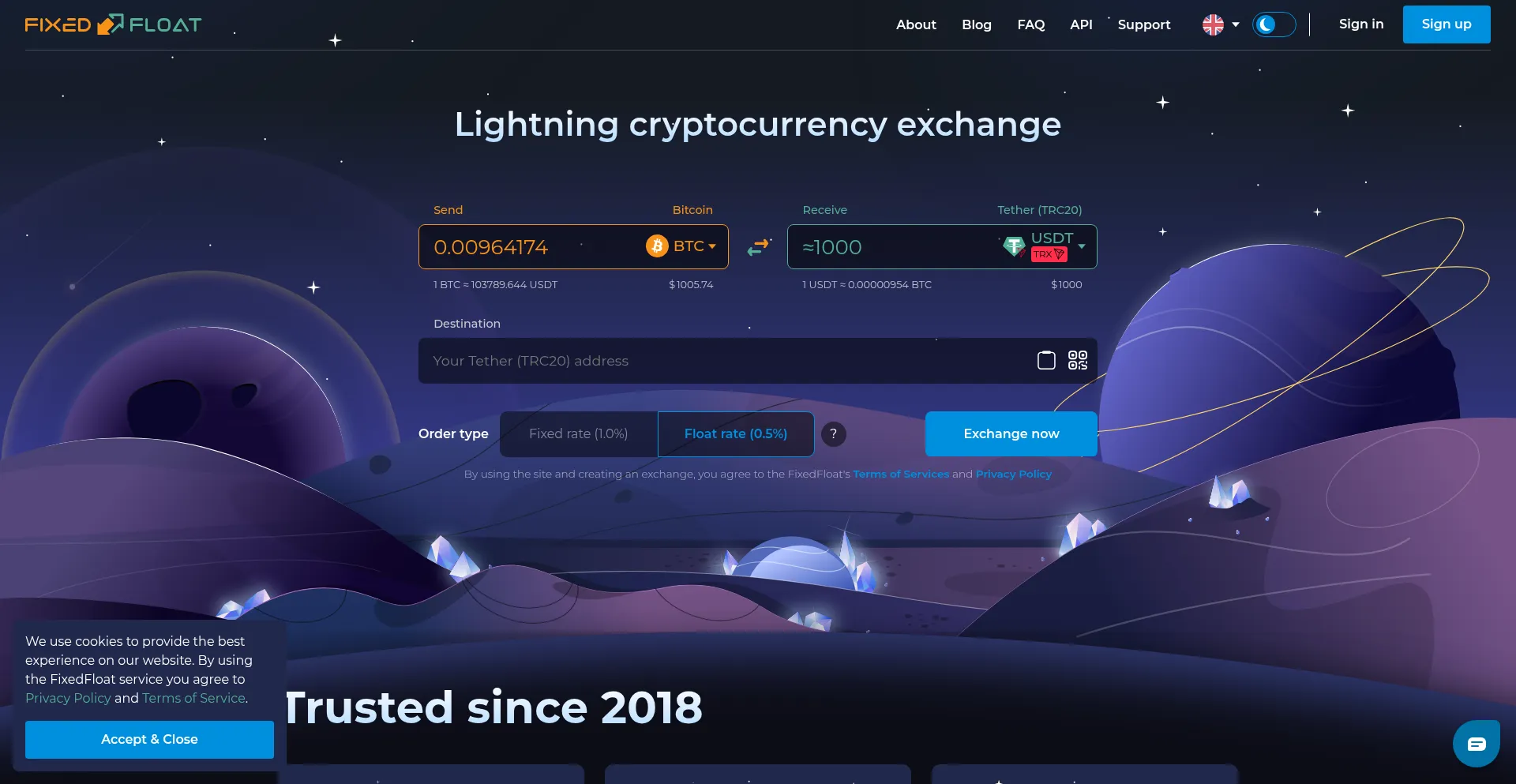 Website screenshot of Ff.io