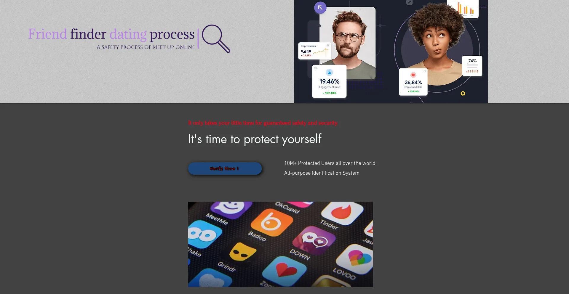 Website screenshot of Ffdatingprocessclearance.com