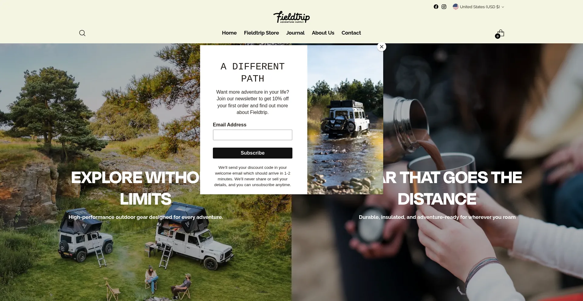 Fieldtripsupplies.com Screenshot