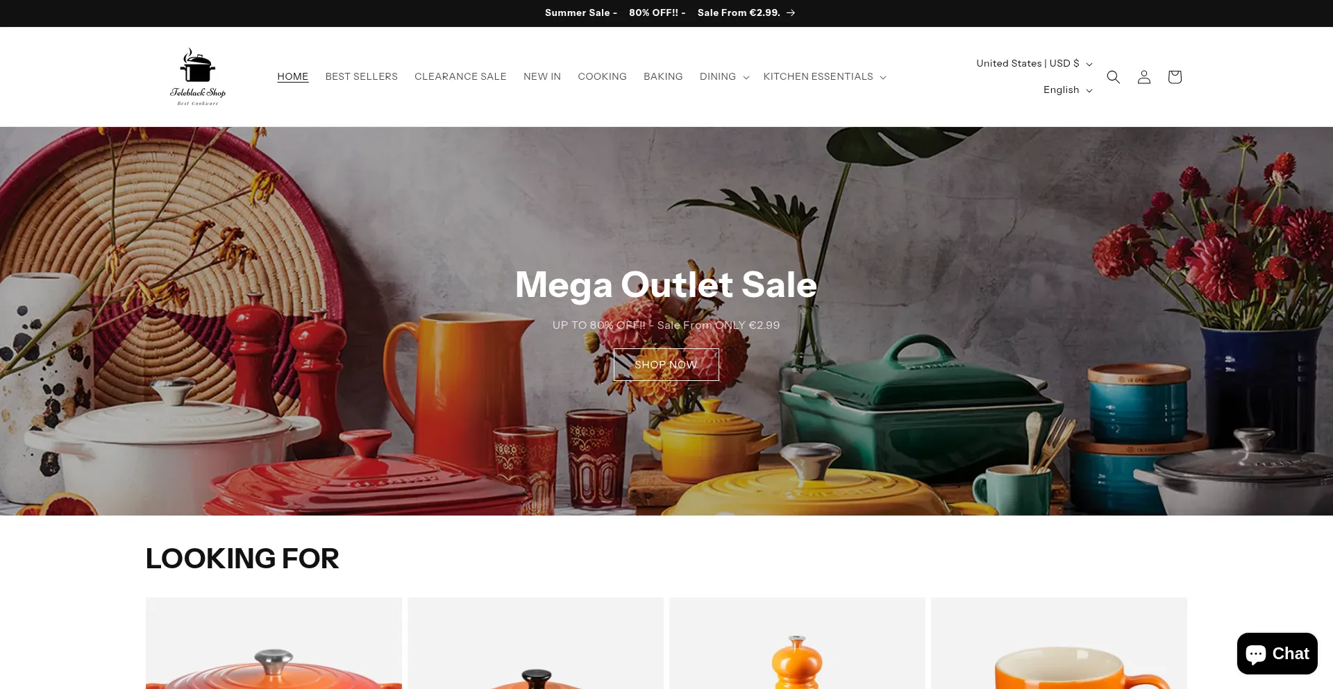 Website screenshot of Fighterblue.shop