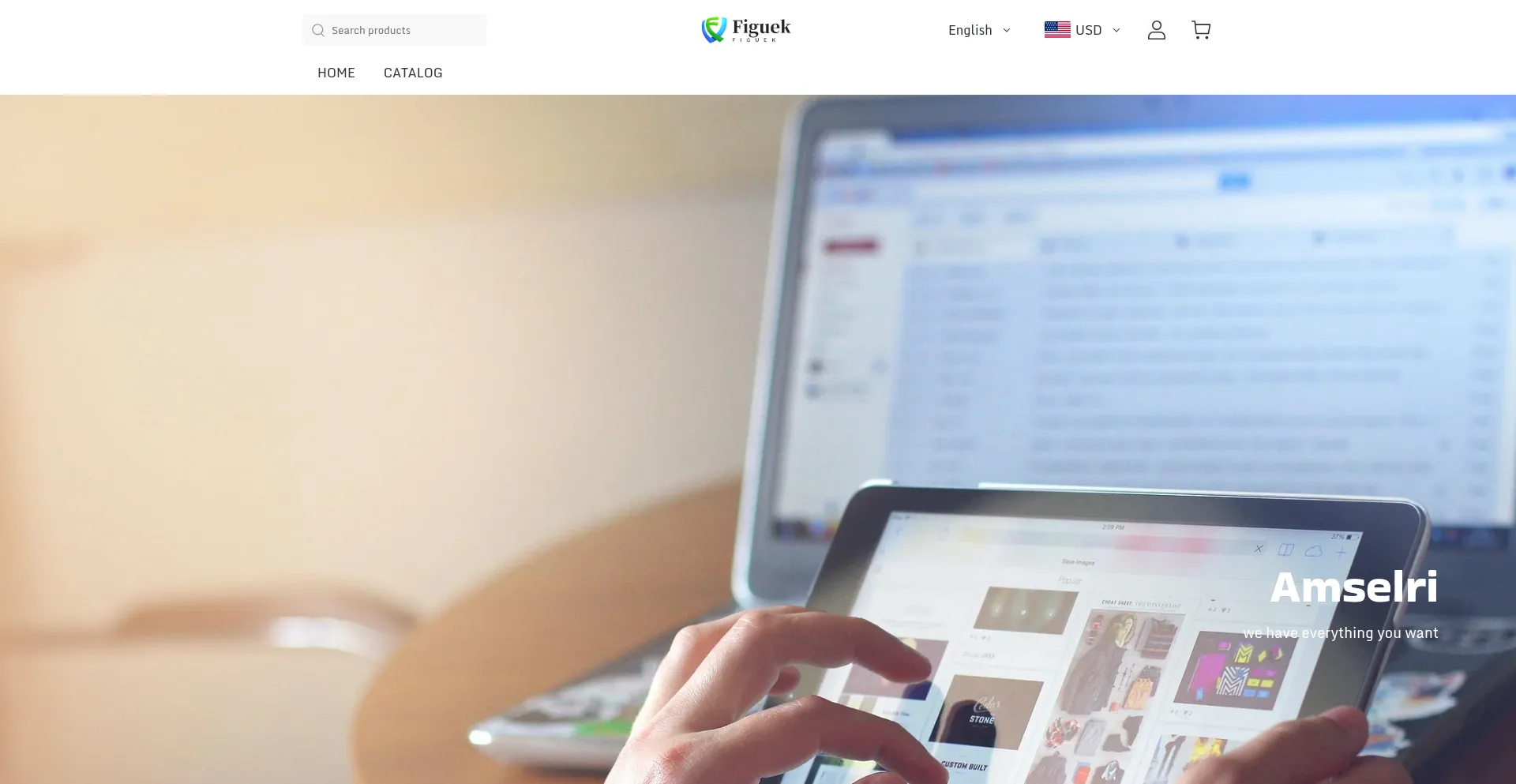 Website screenshot of Figuek.com