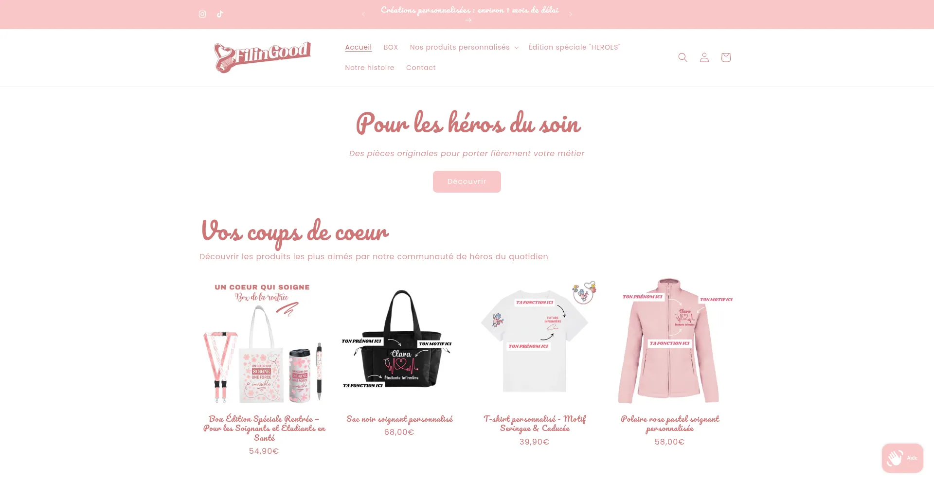 Website screenshot of Filingood.com