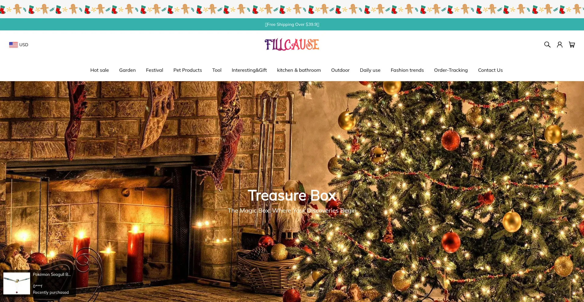 Fillcause.com Screenshot