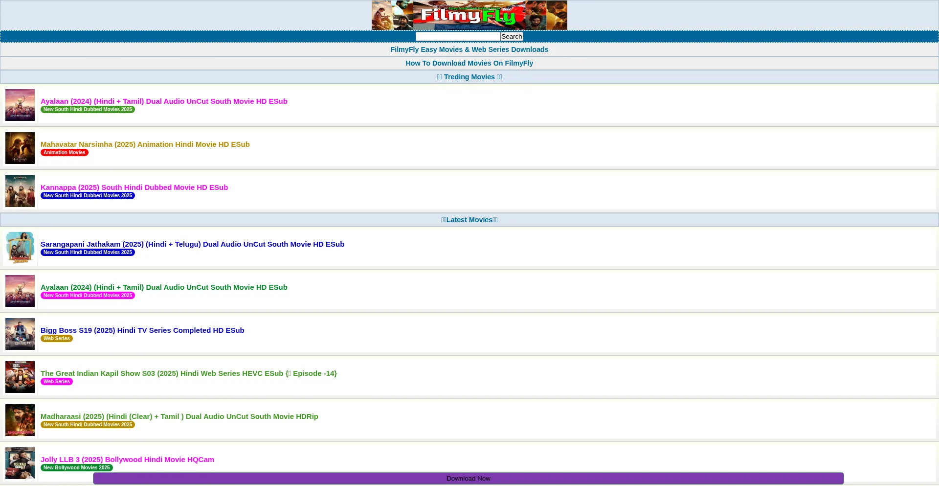 Filmyfly.cards Screenshot