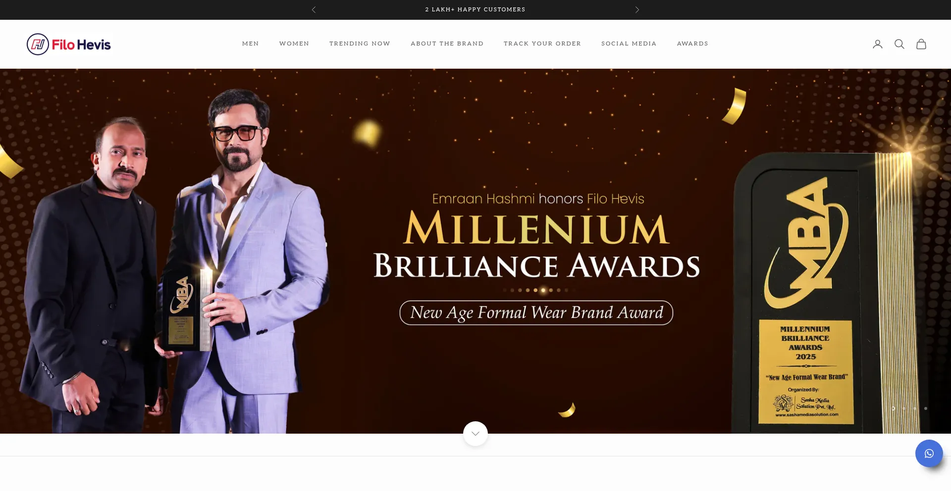 Website screenshot of Filohevis.com