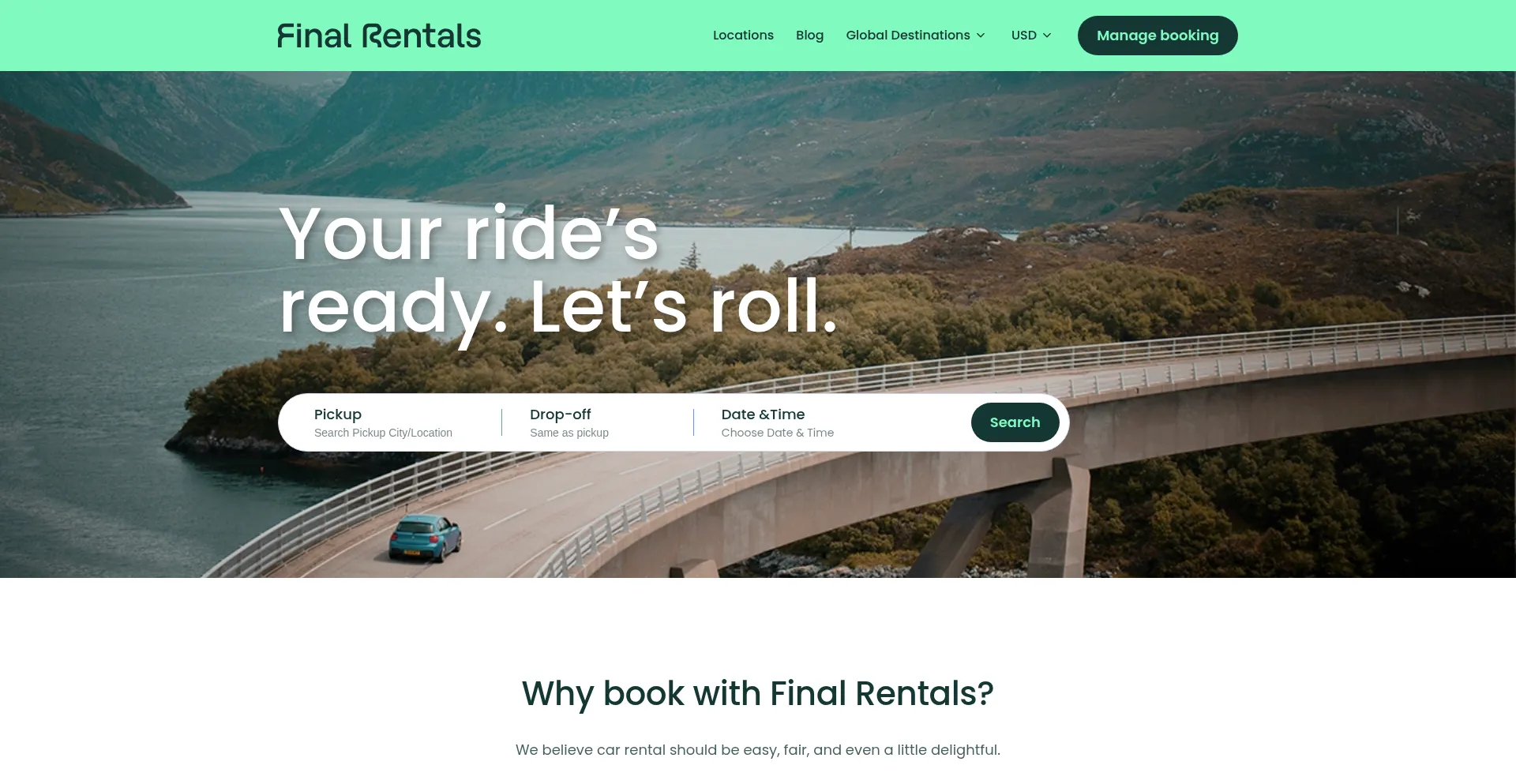 Finalrentals.com Screenshot