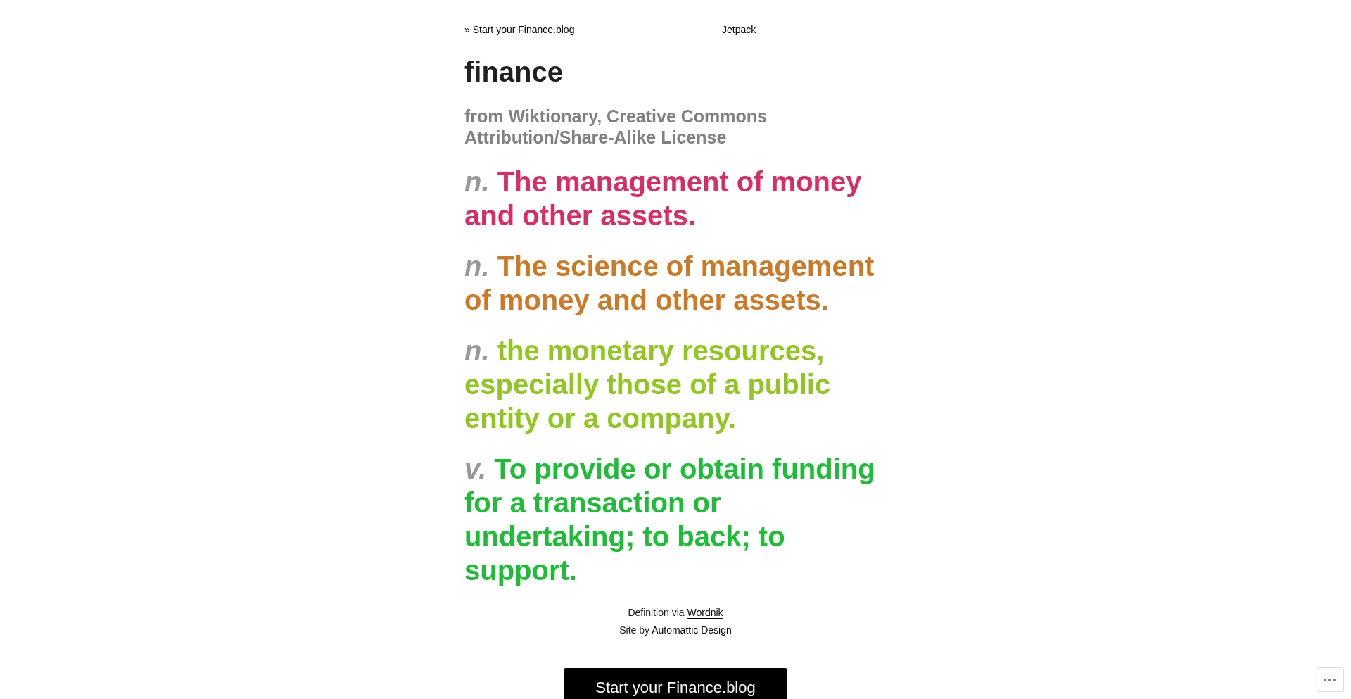 Finance.blog
