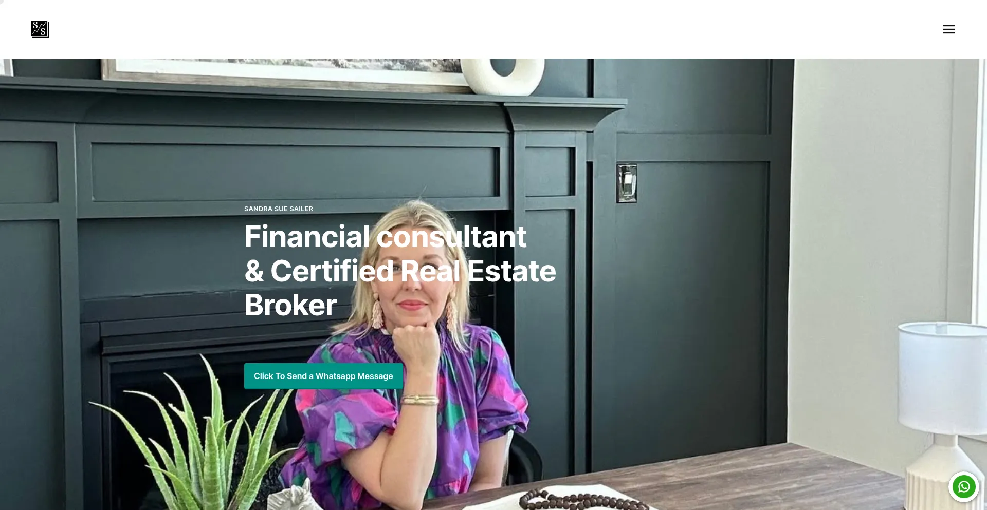 Website screenshot of Financewithsailer.com