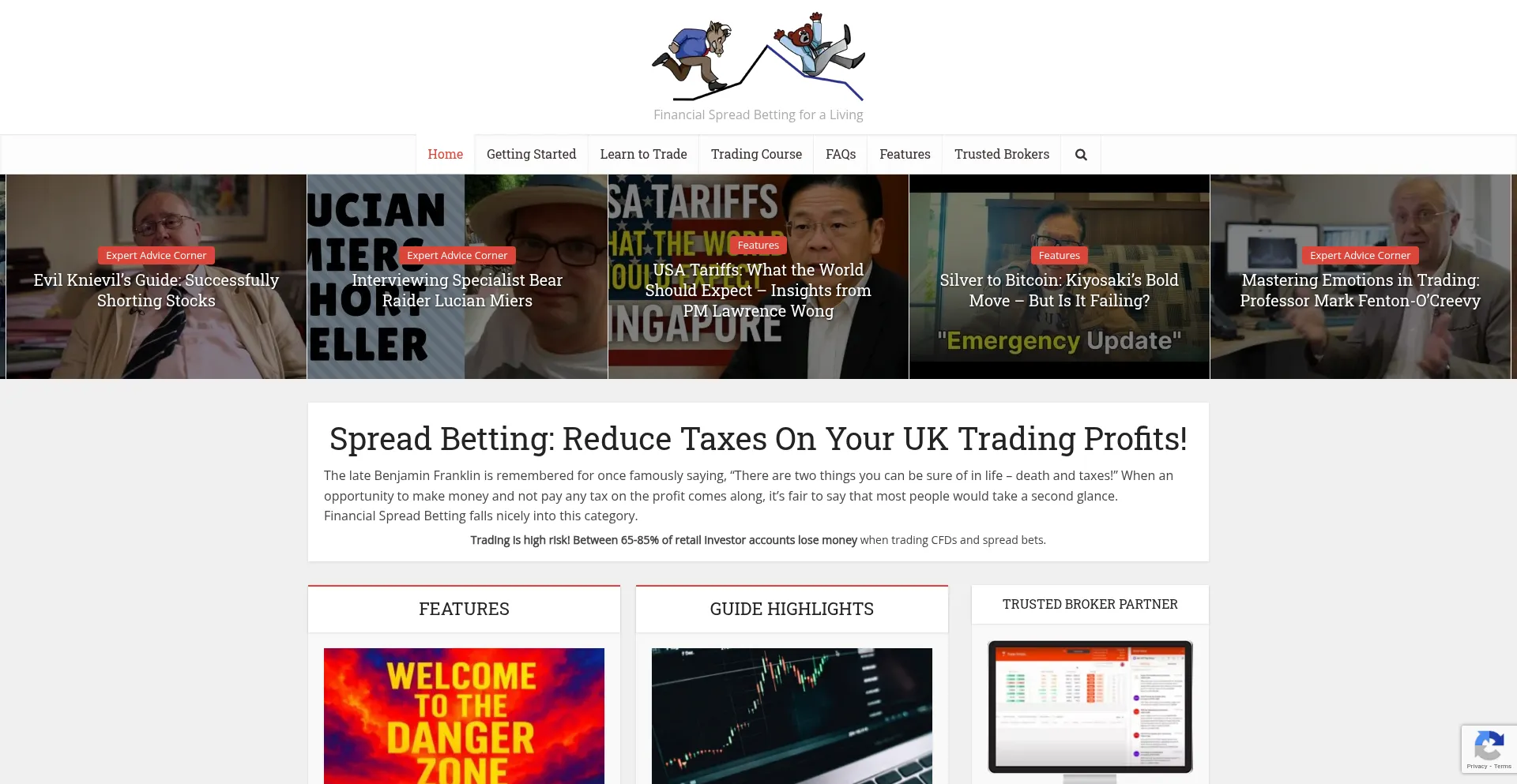 Financial-spread-betting.com Screenshot