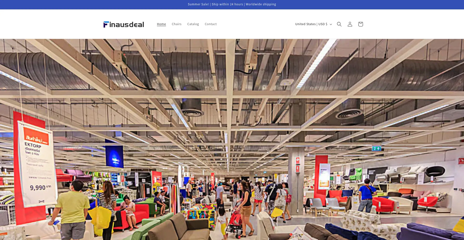 Website screenshot of Finausdeal.pics