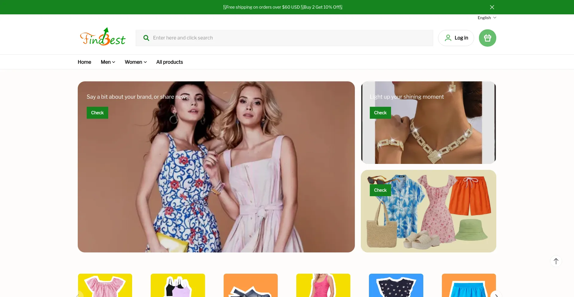 Website screenshot of Findbestes.com