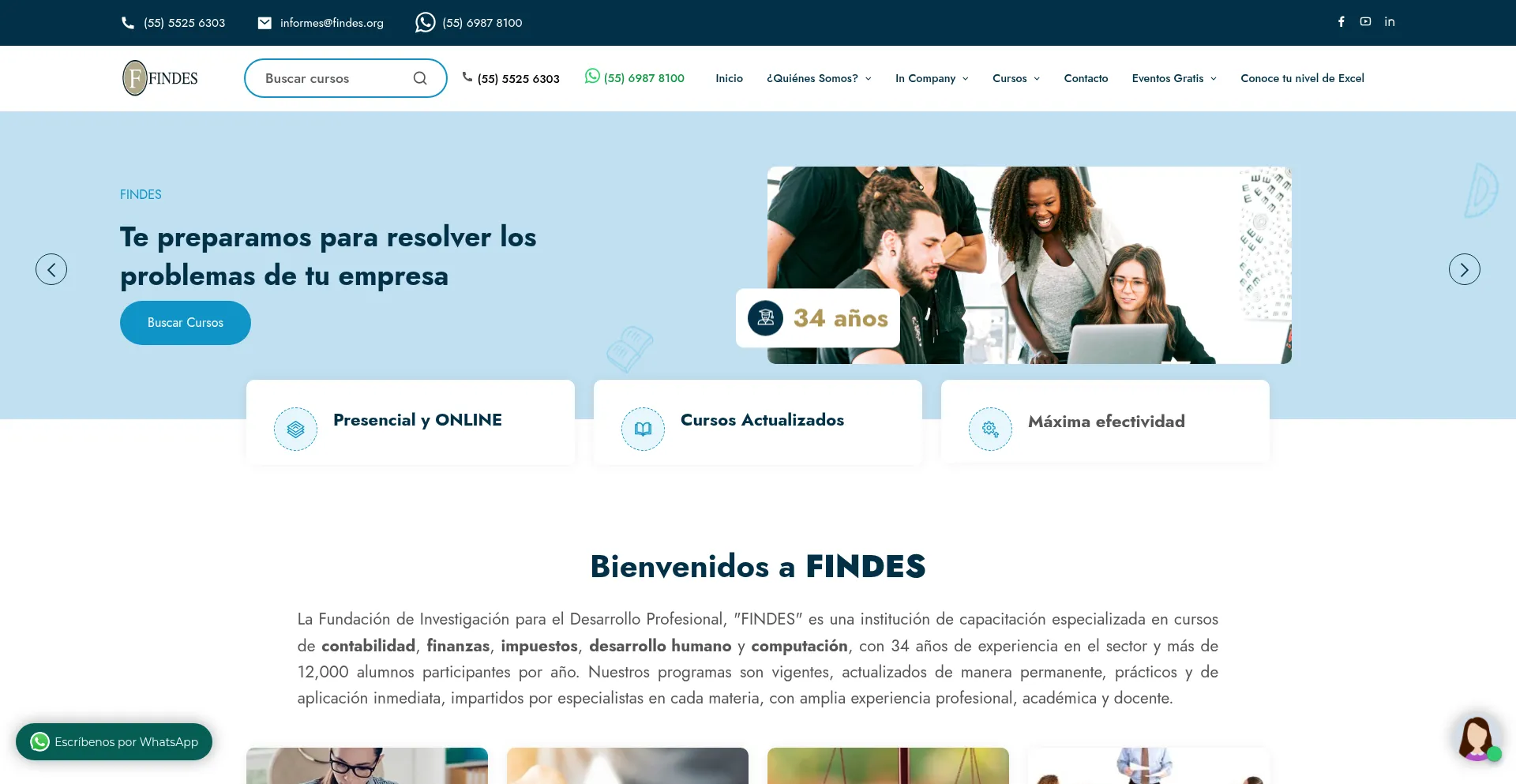 Findes.org Screenshot