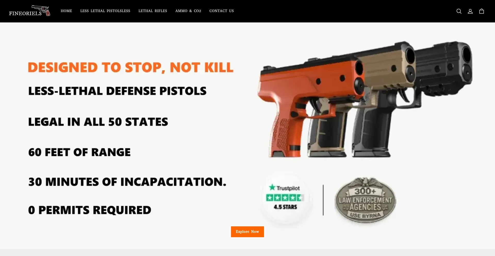 Fineoriels.com Screenshot