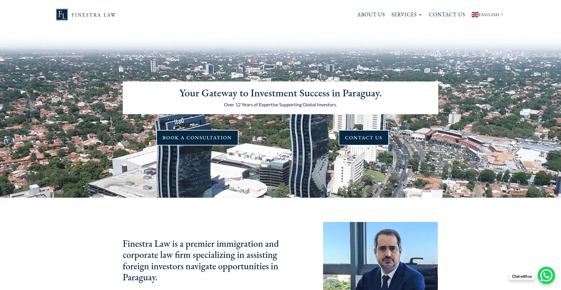 Finestralaw.com Screenshot
