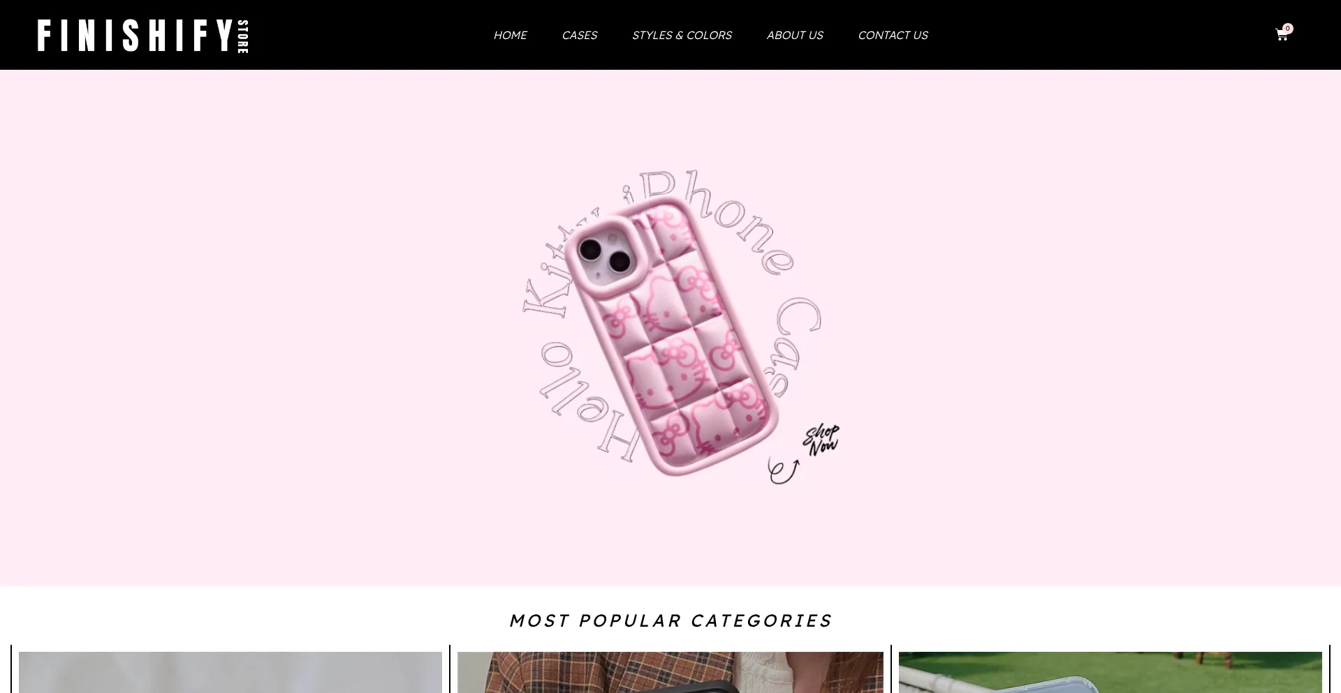 Finishifystore.com Screenshot