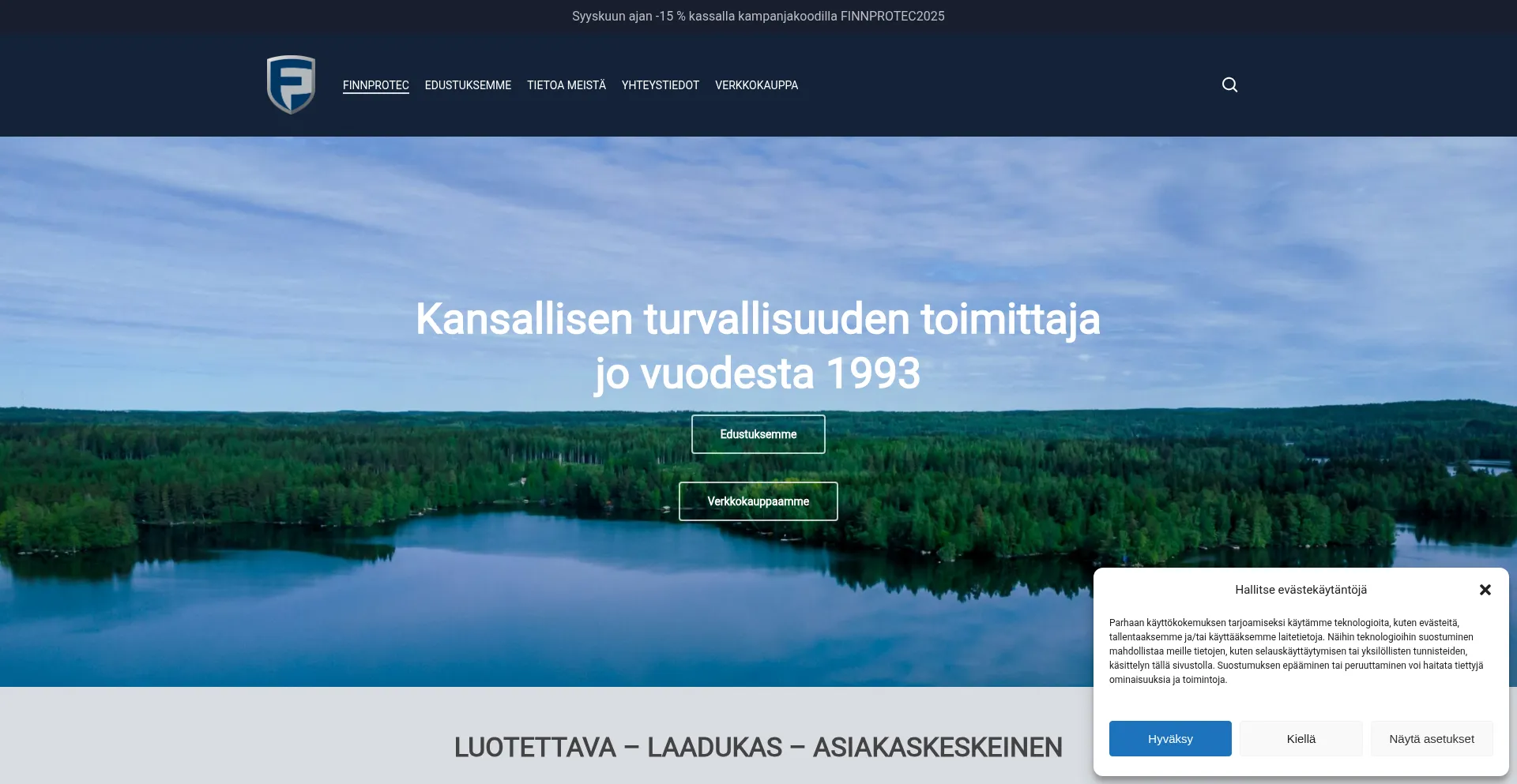 Finnprotec.fi Screenshot