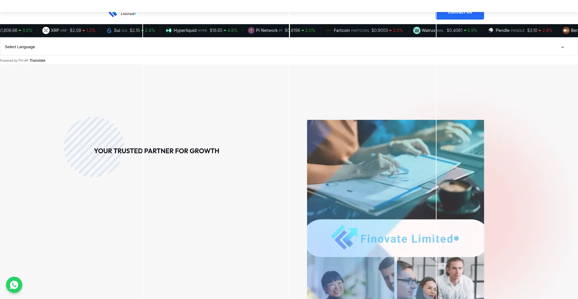 Finovatelimited.com Screenshot
