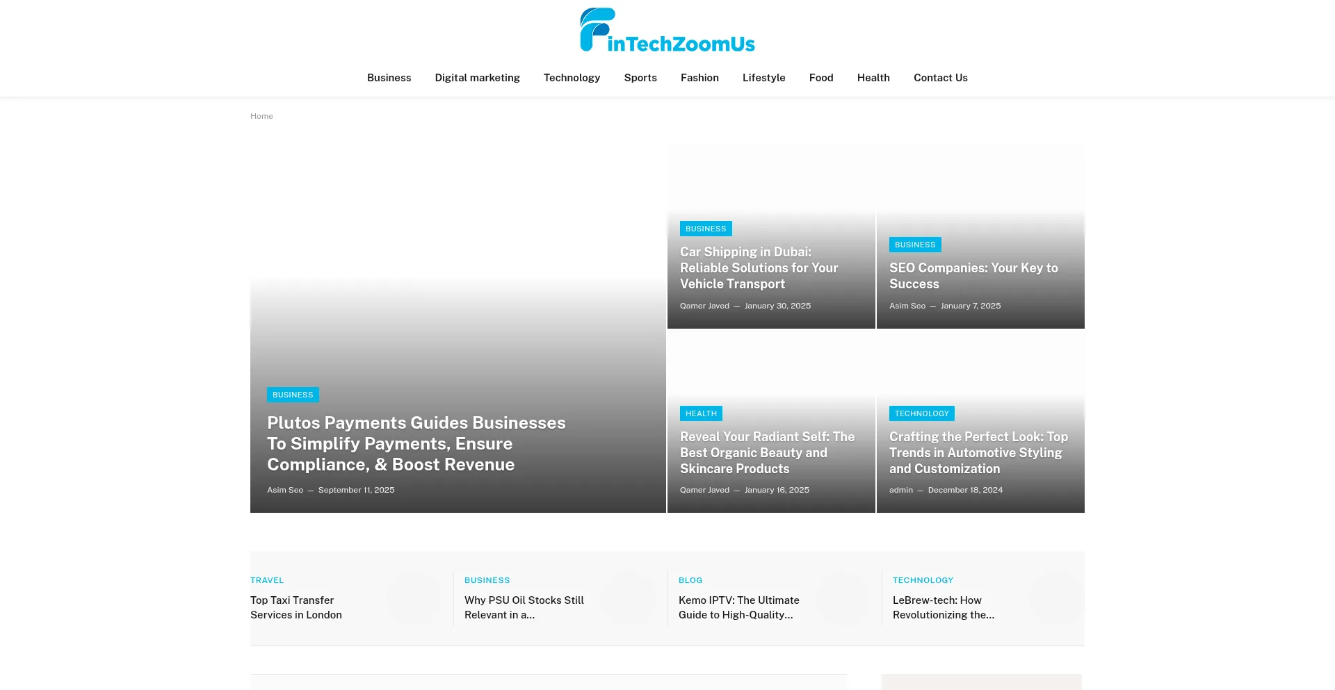 Fintechzoomus.com Screenshot